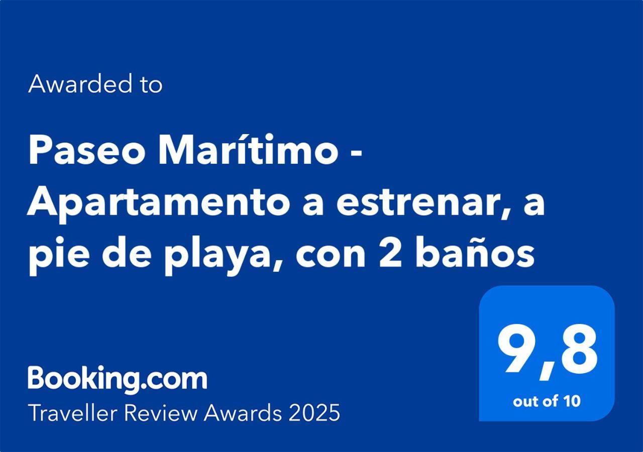 Paseo Maritimo - Apartamento A Estrenar, A Pie De Playa, Con 2 Banos Альмерия Экстерьер фото